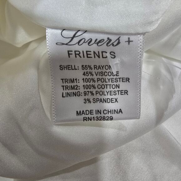 Lovers and Friends Star Chaser Dress in Ivory XL - Picture 7 of 16